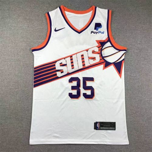 Kevin Durant #35 Phoenix Suns basketball jersey White
