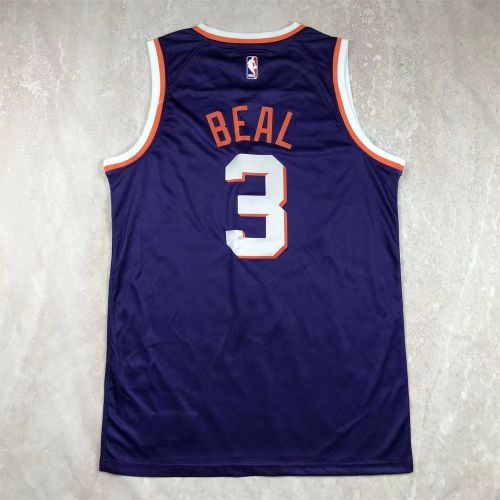 Bradley Beal #3Phoenix Suns basketball jersey Purple