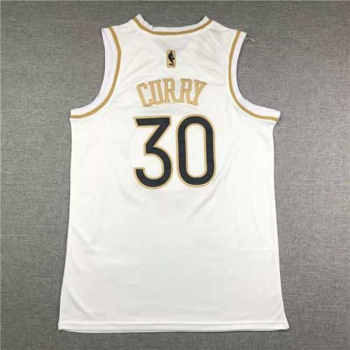 Golden State Warriors Stephen Curry basketball jersey White