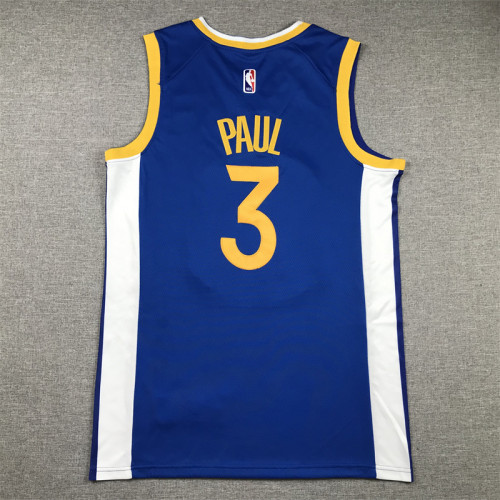 Golden State Warriors Chirs Paul  basketball jersey Blue