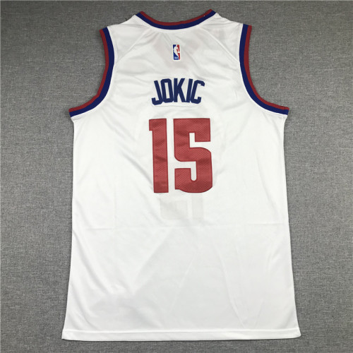 Denver Nuggets Nikola Jokic basketball jersey white
