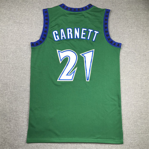 Minnesota Timberwolves Kevin Garnett basketball jersey Green