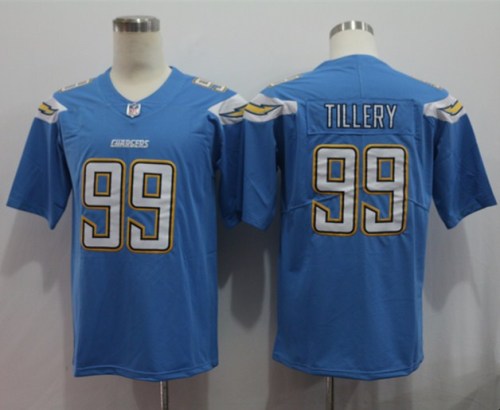 San Diego Chargers Jerry Tillery football JERSEY