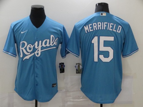 Whit Merrifield Kansas City Royals Baseball JERSEY blue