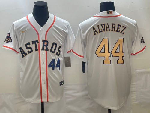 Houston Astros Yordan Alvarez Baseball JERSEY white