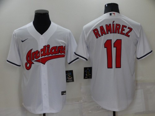 Jose Ramirez Cleveland Indians Baseball JERSEY white