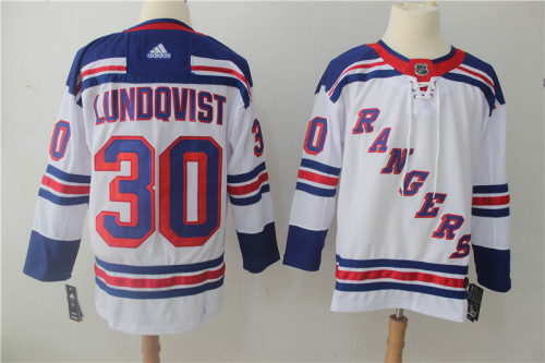 New York Rangers Henrik Lundqvist Hockey  JERSEY