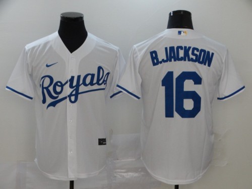 bo Jackson Kansas City Royals Baseball JERSEY white