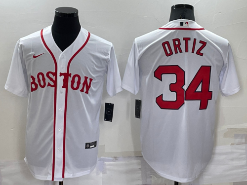 Boston Red Sox David Ortiz Baseball JERSEY white