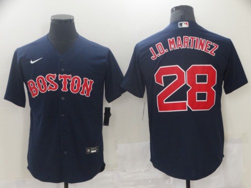 Boston Red Sox J.D. Martinez Baseball JERSEY navy blue