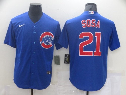 Chicago Cubs Sammy Sosa Baseball JERSEY blue