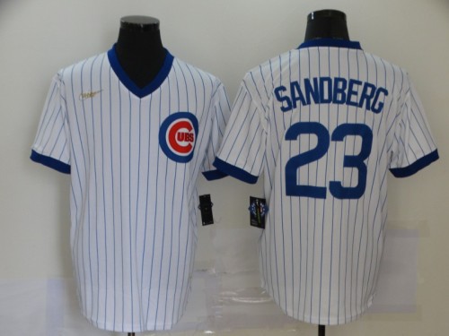 Chicago Cubs Ryne Sandberg Baseball JERSEY white