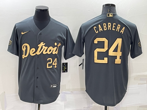 Miguel Cabrera  Detroit Tigers Baseball JERSEY black