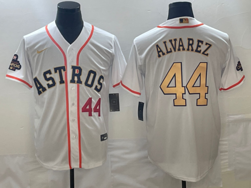 Houston Astros Yordan Alvarez Baseball JERSEY white