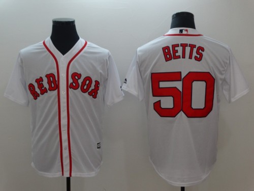 Boston Red Sox Mookie Betts Baseball JERSEY white