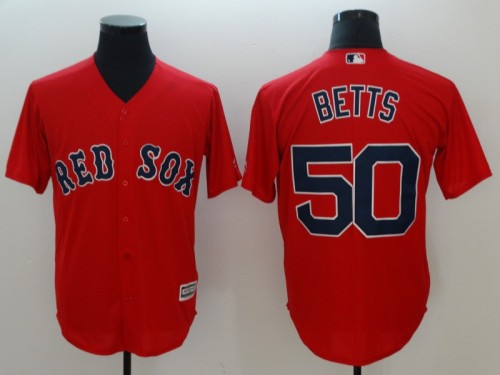 Boston Red Sox Mookie Betts Baseball JERSEY red