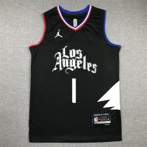Los Angeles Clippers James Harden basketball jersey black
