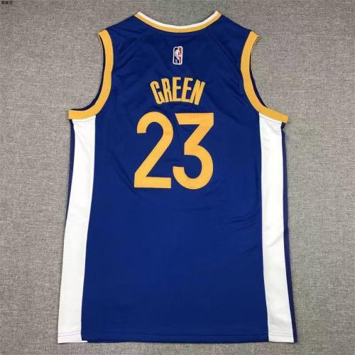 Golden State Warriors Stephen Curry basketball jersey blue