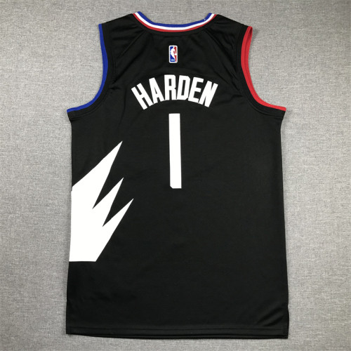 Los Angeles Clippers James Harden basketball jersey black
