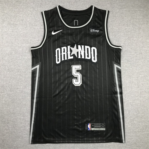 Orlando Magic paolo banchero basketball jersey black