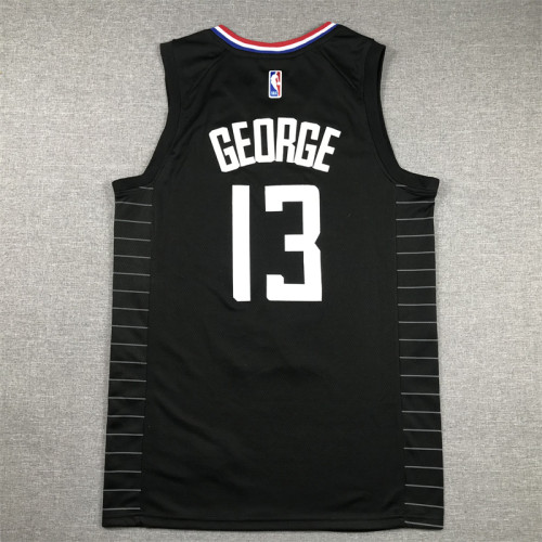 Los Angeles Clippers paul george basketball jersey black