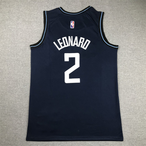 Los Angeles Clippers Kawhi Leonard basketball jersey Navy