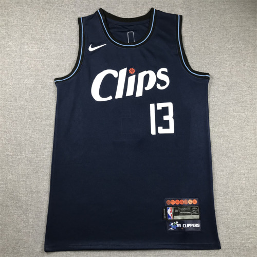 Los Angeles Clippers paul george basketball jersey Navy