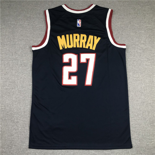 Denver Nuggets Jamal Murray basketball jersey navy blue