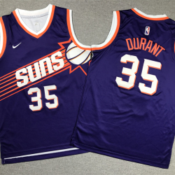 Youth Size Kevin Durant Phoenix Suns Jersey Name Number All Stitched Puprle