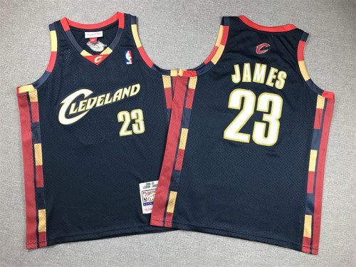 Youth Size Cleveland Cavaliers LeBron James Jersey Name Number All Stitched