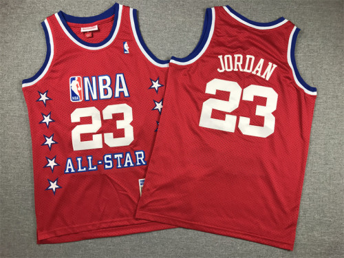 Youth Size #23 Michael Jordan Chicago Bulls all star Jersey Name Number All Stitched