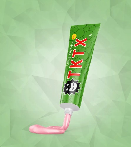 2 Tubes Green 40% TKTX  Numbing Cream