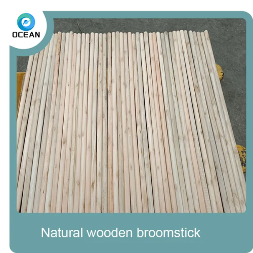 Manufacturer supply custom size good straight natural 120x2.5 natural wood broom handle