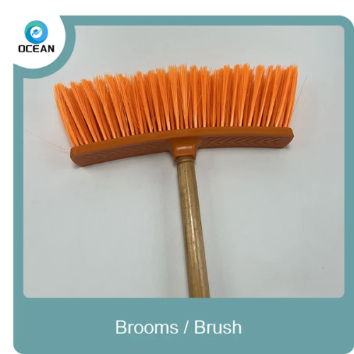 Eco-friendly Household Cleaning Long Handle Plastic Dustpan With Great Quality Brooms