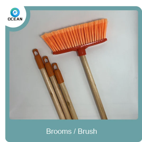 Custom size Wholesale Household soft bristles plastic broom head Indoor cleaning broom