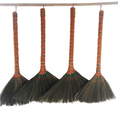 Natural Material Corn Broom, sorghum grass China broom sweeping street broom