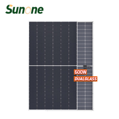 585-620W HPDC cell Double-Sided Glass Duplex Cells Solar Panel