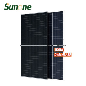480-505W Mono Perc Double-Sided Glass Duplex Cells Solar Panel