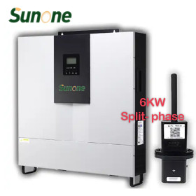 6000w 48v  pure sine wave solar inverter dual MPPT PV 8000w 145v 160A charger 6kw inverter