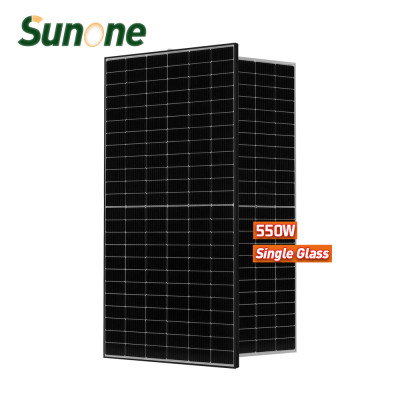 550-570W Mono P-Type single glass single-sided Cells solar panel
