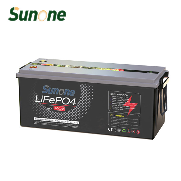 High Cycle Times Lifepo4 12.8V 25.6V 100Ah 200Ah  Lifepo4 Battery For Solar Energy