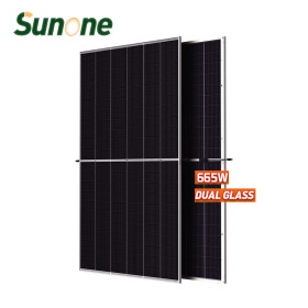 640-665W Mono 210mm Perc Double-Sided Glass Duplex Cells Solar Panel