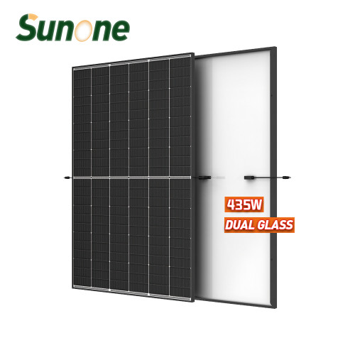 420-435W dual glass monocrystalline module Solar Panel