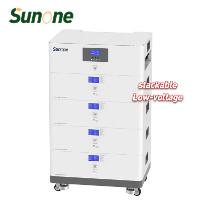 10.24Kwh 15.26kWh 20.48kWh Low voltage Home Energy Storage System stackable With Lifepo4 Battery