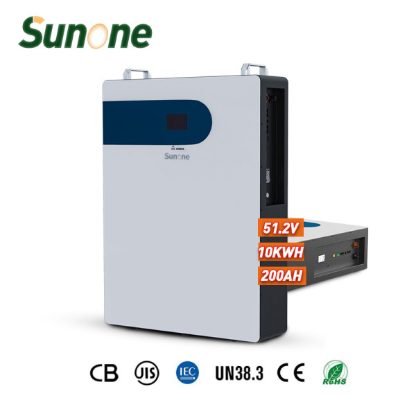 Low voltage Solar Energy Storage Lithium Ion Battery 10.24kwh 48v 51.2v 200ah Lifepo4  wall type Lithium Battery Pack