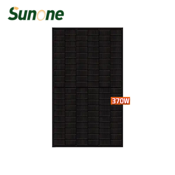 365-390W Shingled Solar Panel Full Black  Solar Panel Mono Mbb Half Cell Module
