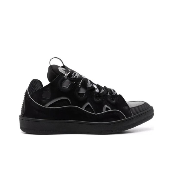 Lanvin Curb Sneaker Black Grey
