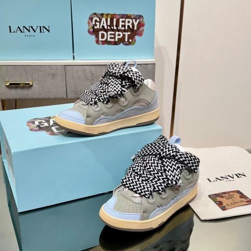 Lanvin Leather Curb Light Blue Gum