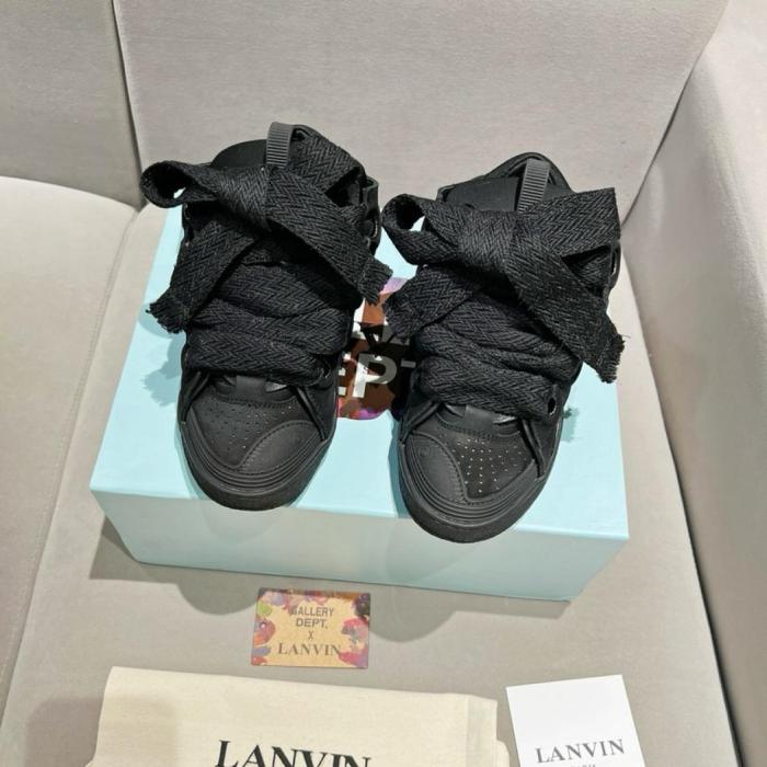 Lanvin Curb Sneakers Black Grey