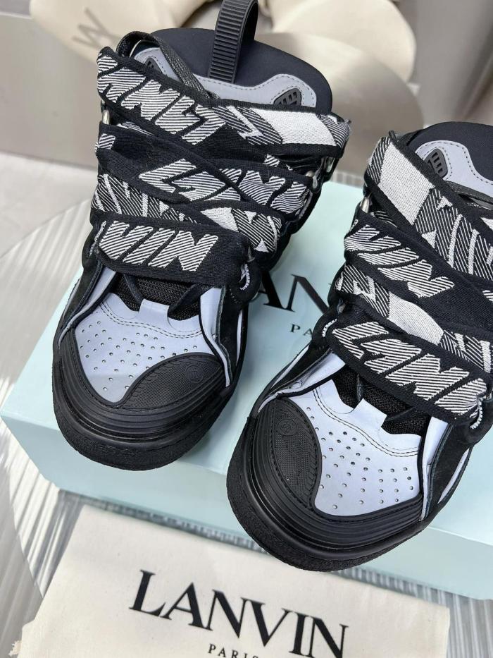 Lanvin Curb Sneaker Black Grey